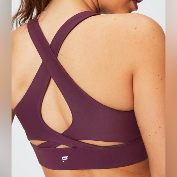 Fabletics No-Bounce High Impact Sports Bra in Purple - Picture 1 of 9